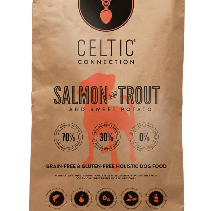 Celtic Connection Holistic Pet Food - Wholesale Pet Food - Dog - SALMON with TROUT & SWEET POTATO