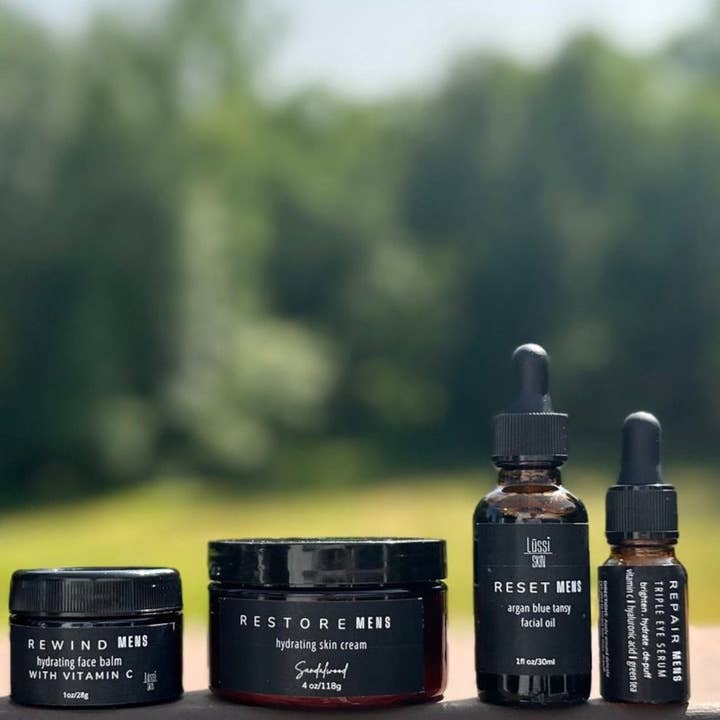Lūssi SKIN – wholesale Facial care set/kit – Men's – MEN's Ritual Reset Daily Routine