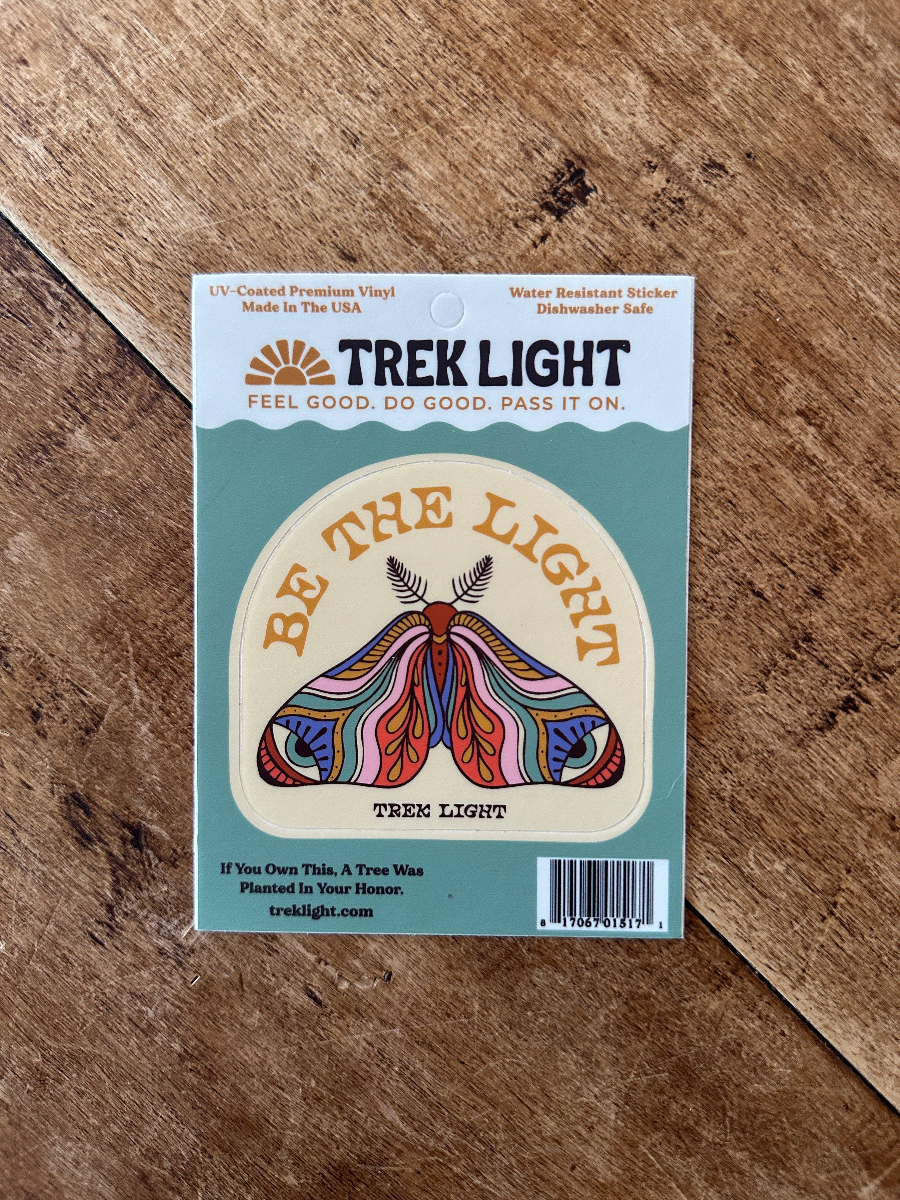 Trek Light - Wholesale Sticker - Sticker | Be The Light Moth2