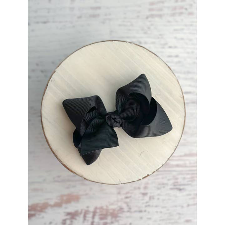 The Hair Bow Company - Wholesale Hair bow – Kids - Essential Grosgrain Hair Bow - Alligator Clip - 4"20