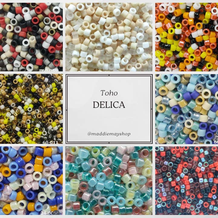 MaddieMayShop - Wholesale Beads - Delica beads, Toho Delica beads, Beads for jewelry making, 10grams1