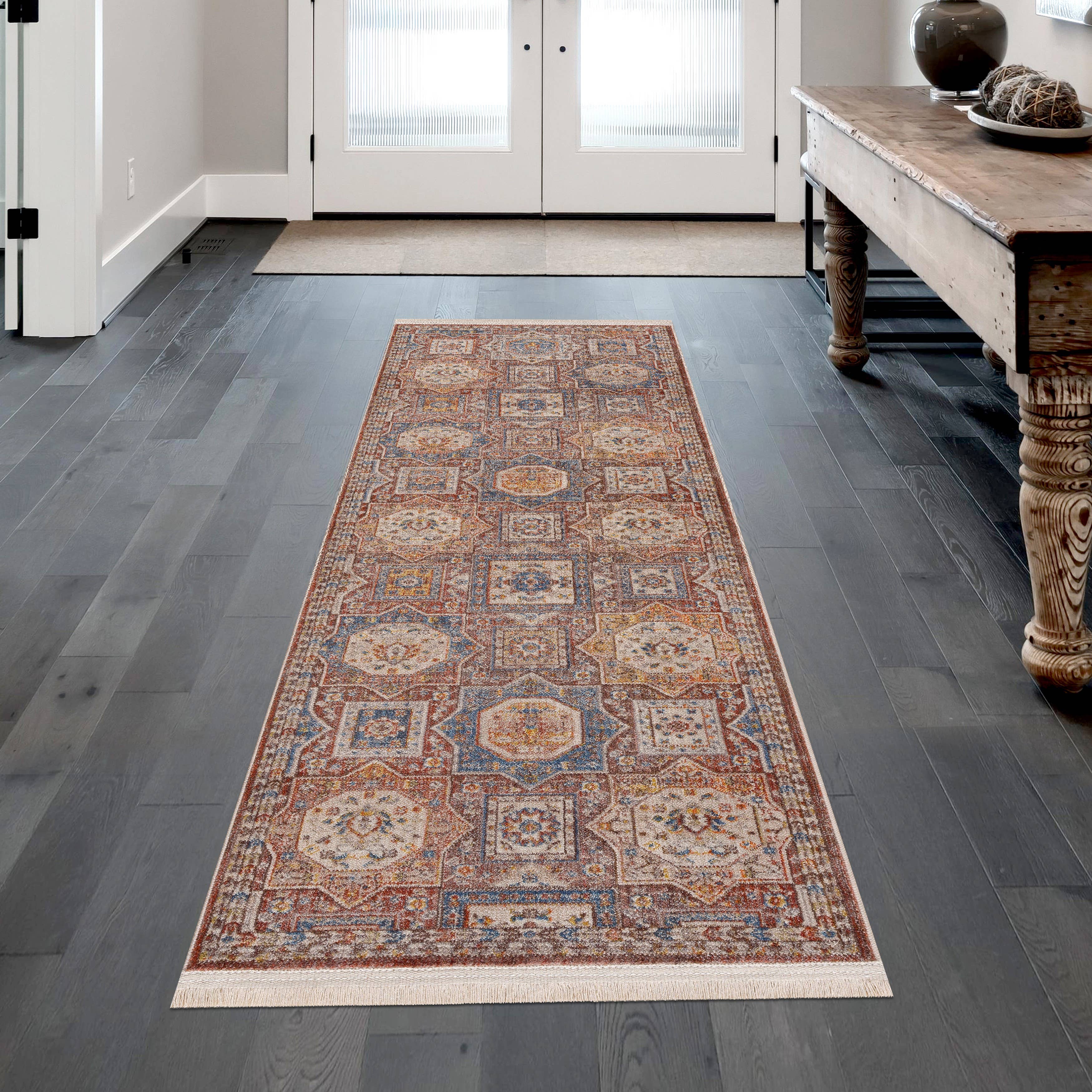 LR Home - Wholesale Area Rug - Rustic Southwestern Floral Medallion Area Rug8