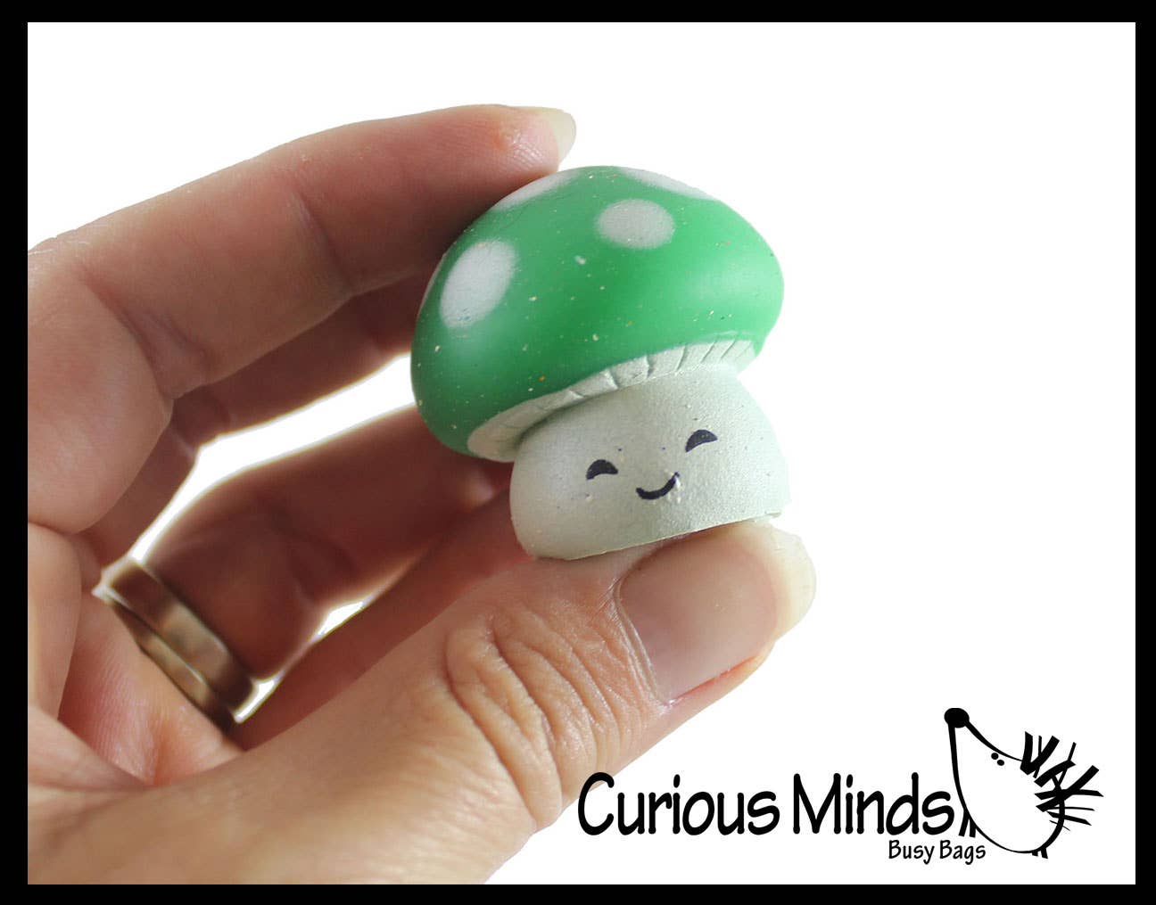 Curious Minds Toys - Wholesale Fidget Toy - Kids - 1 Cute Mushroom Mochi Squishy - Kawaii -  Cute Individually 9