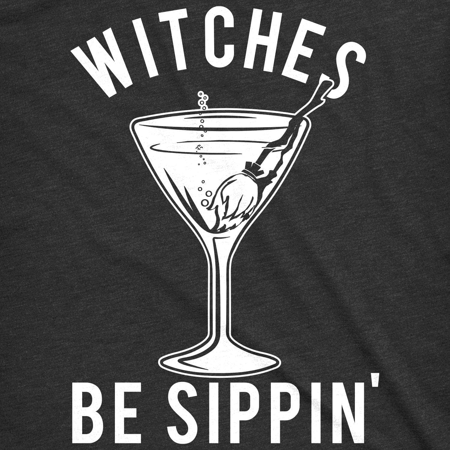 Black Witches Be Sippin' Women's Tshirt Halloween Graphic Tee for wholesale on Faire1