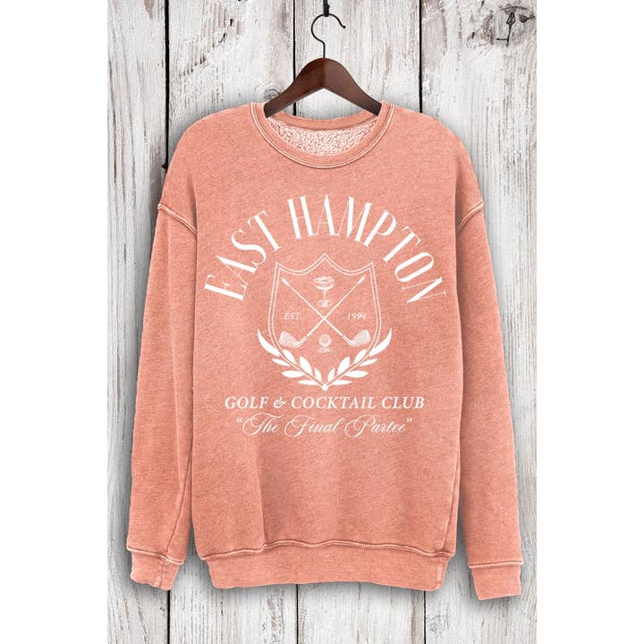 HRTandLUV - Wholesale Graphic Sweatshirt - Women's - EAST HAMPTON MINERAL SWEATSHIRTS