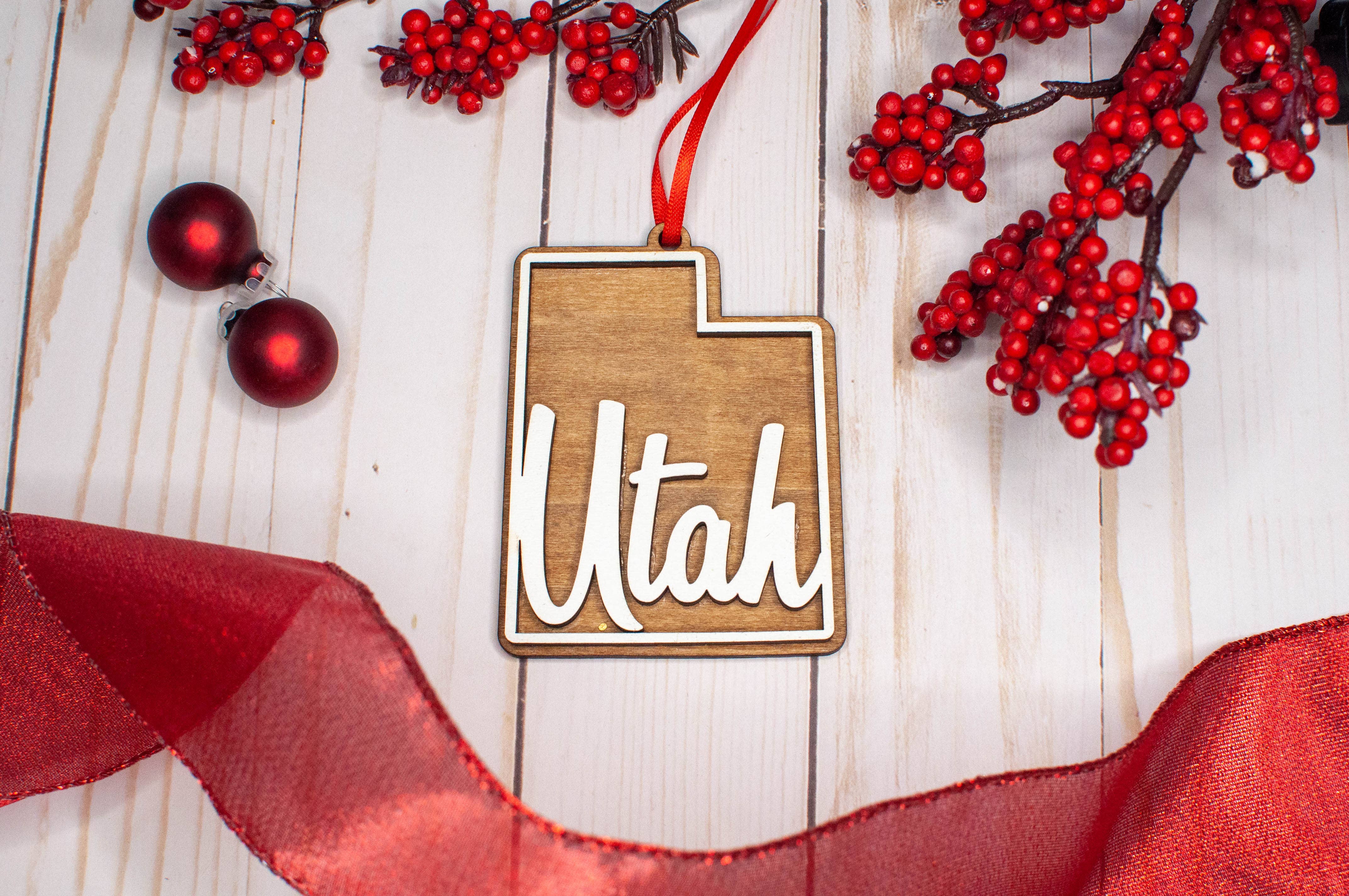 The Little Ornament Shop - Wholesale Ornament - Utah Christmas Ornament1