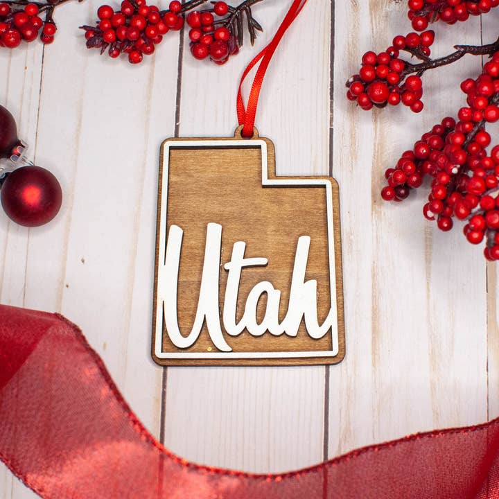 The Little Ornament Shop - Wholesale Ornament - Utah Christmas Ornament1