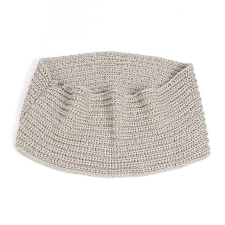 Peppercorn Kids - Wholesale Scarf - Kids - Kids Loop Shape Knit Winter Scarf - Grey - Ages 3y + 2