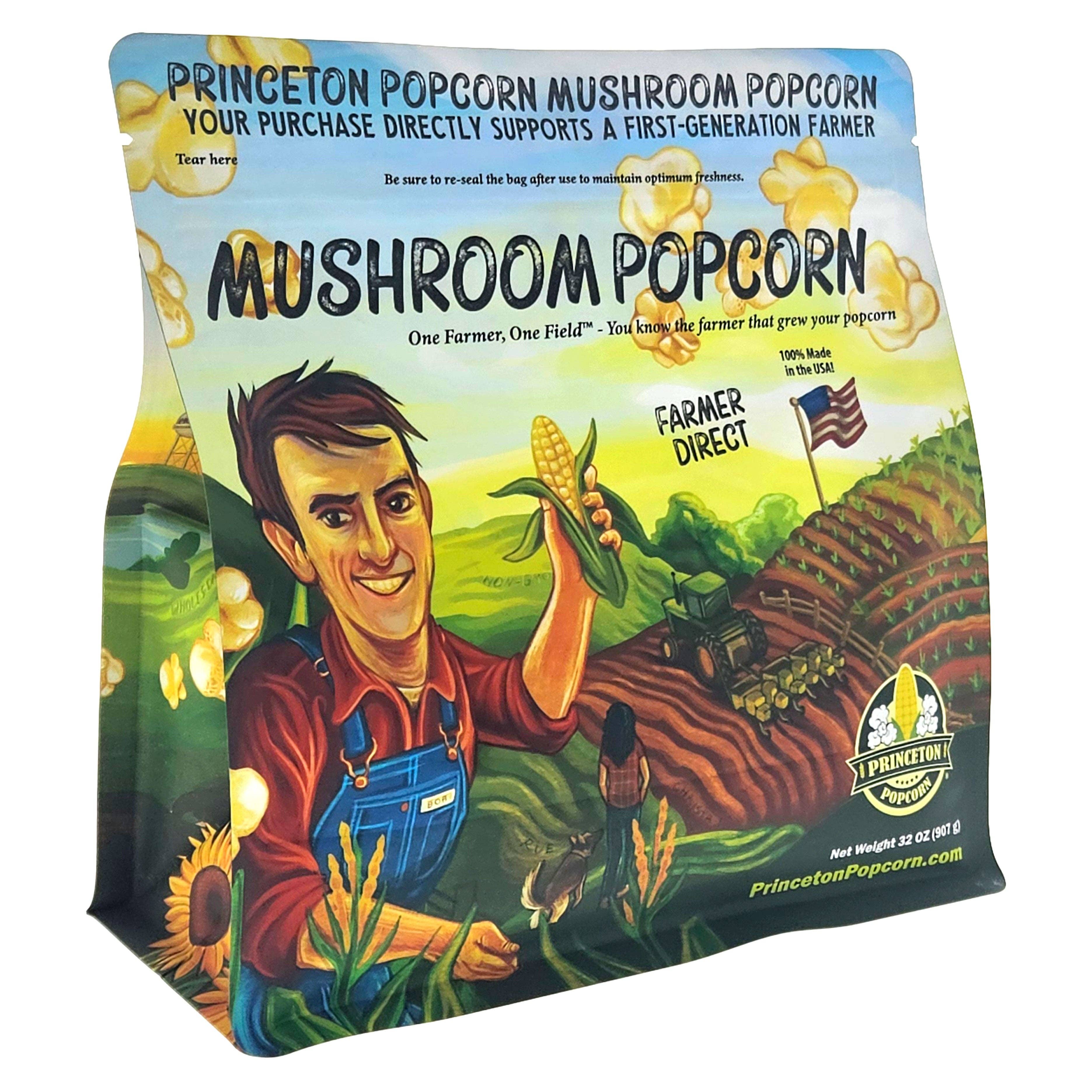 Princeton Popcorn Company, LLC – Milho para pipocas por atacado – 2,72 kg (Pack de 3 0,91 kg) Grãos de Pipoca de Cogumelo Princeton Popcorn Farmer Direct, Não-OGM, Sem Glúten, Formato de Bola, Grãos de Pipoca Extra Grandes, Óleo para Pipoca no Fogão10
