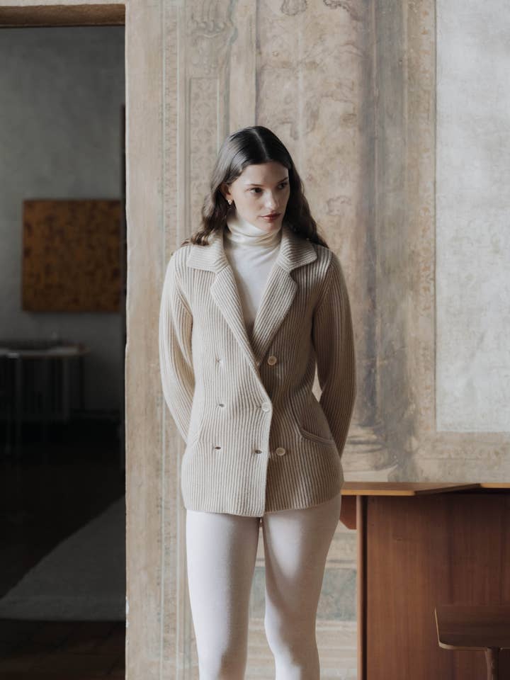 Lèmme - Wholesale Jacket - Women's - Pure Cashmere 'Bar' Jacket0