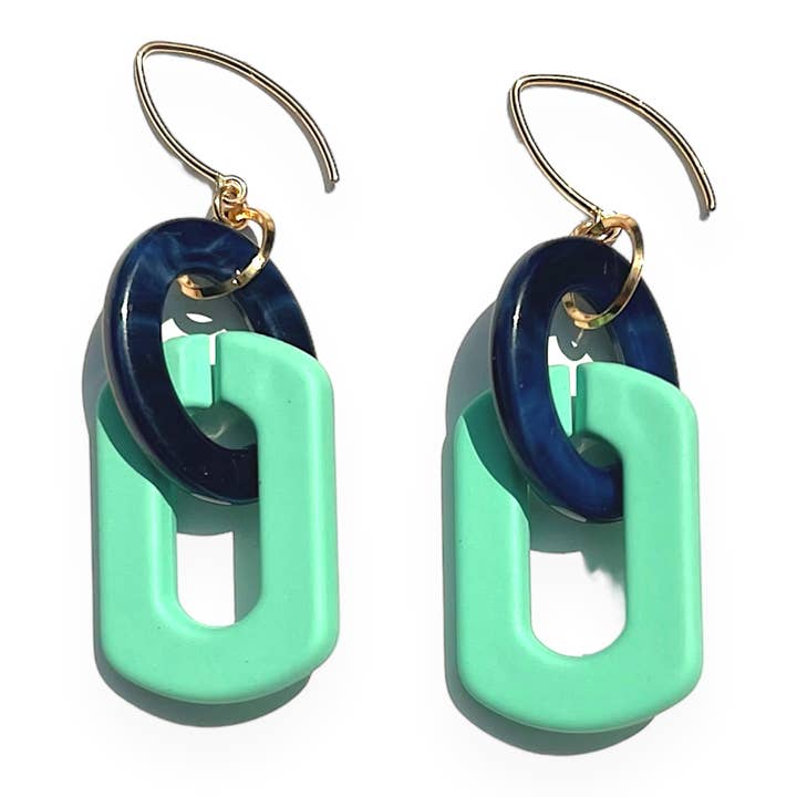 MPR x IMAGINARIUM: Indigo Earrings for wholesale by Meghan Patrice Riley