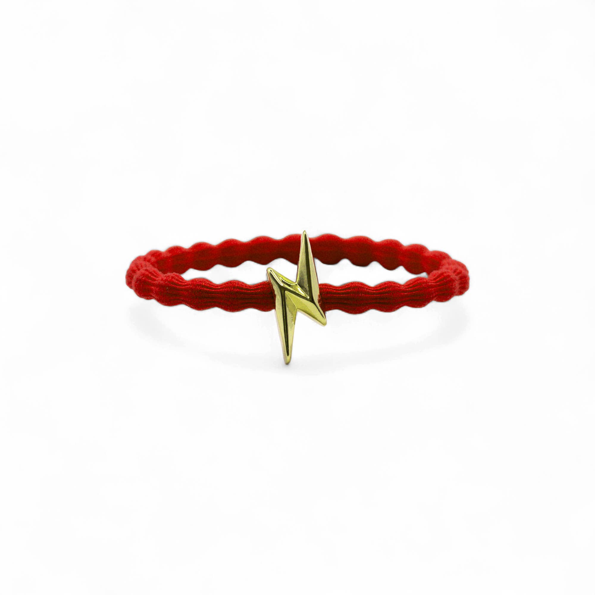 Last True Angel – wholesale Hair tie – Wave Hair Tie with Gold Bolt Charm (Various Colours)6