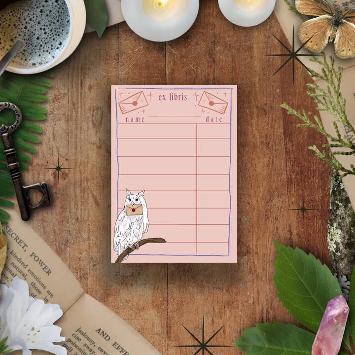 Owl Post Library Card Set for wholesale by Tied Fates