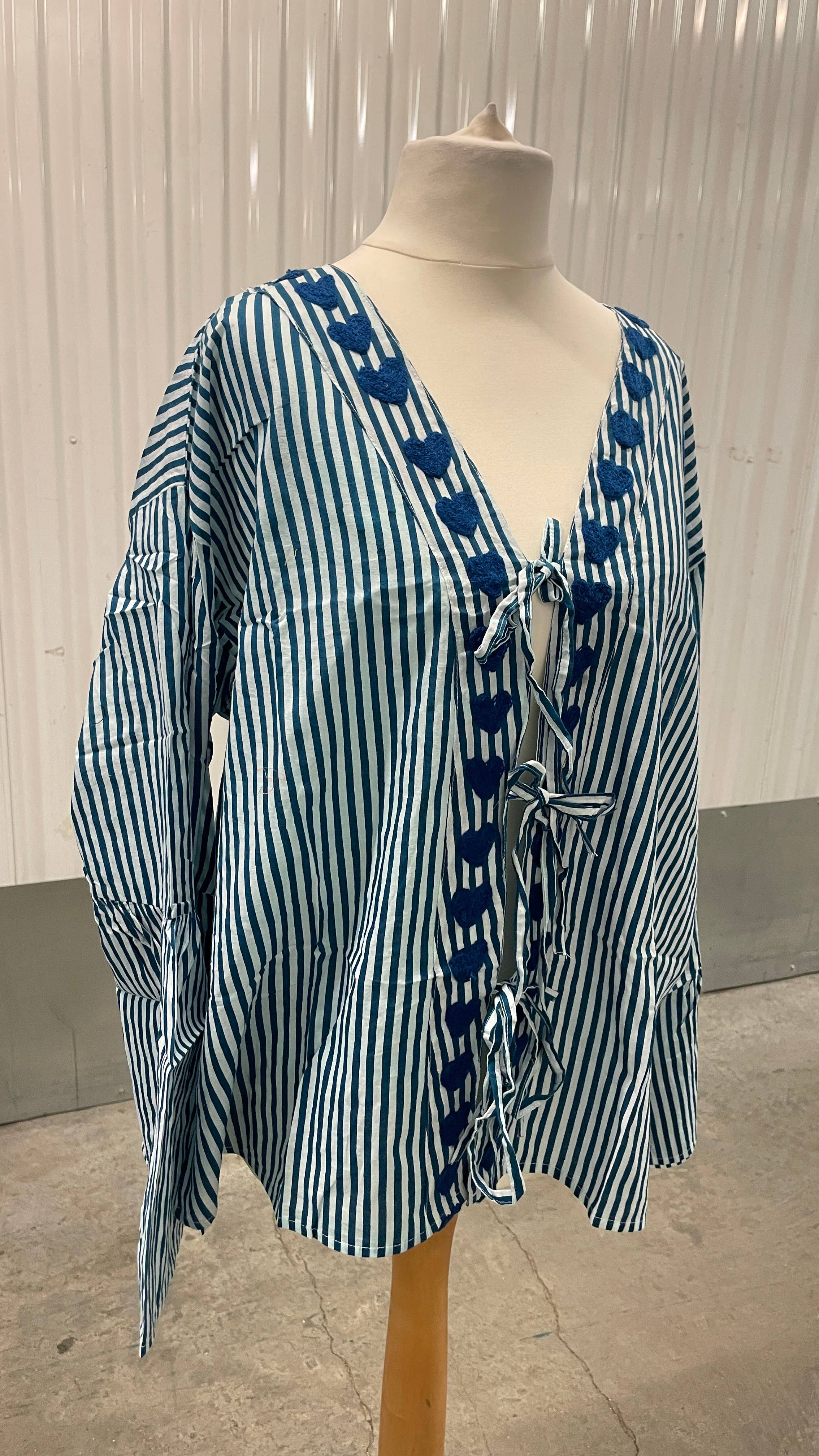 Funky Yak Ltd – wholesale Buttoned-down shirt – Women's – Hand Block Print 100%  Cotton Shirt3