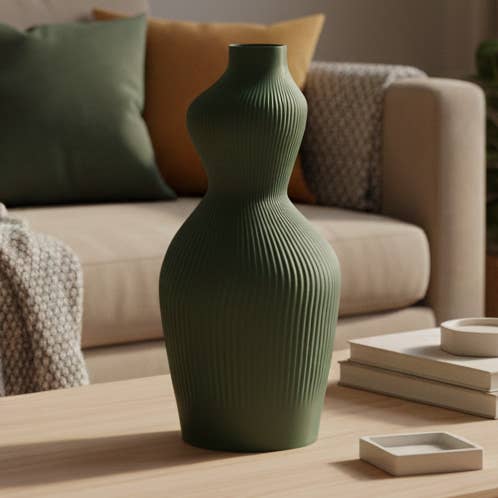 Grand vase - Sans plastique - Femme - Vert pour la vente par Copo Design
