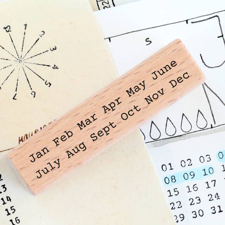 Stempel - maanden voor wholesale door Emadam - Art & Design