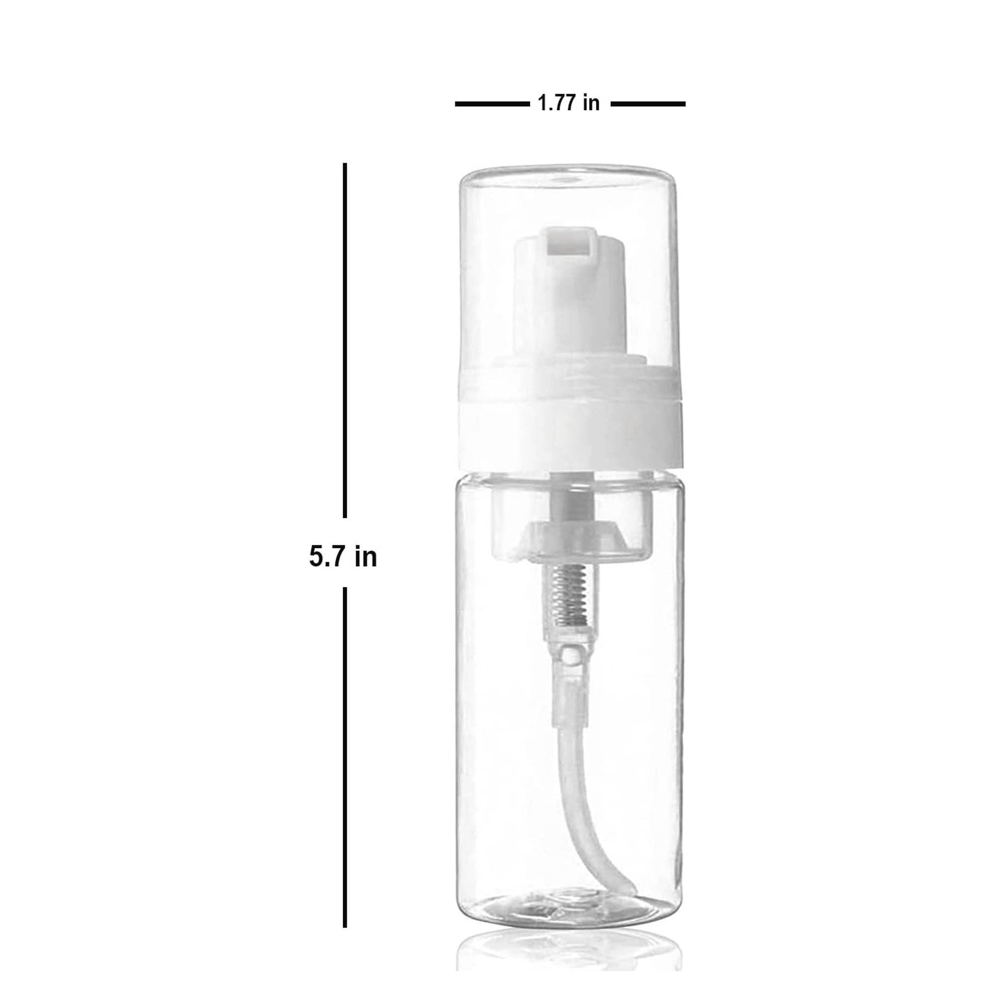 Vigor Path – Engroshandel Rejseflaske og beholder – Sæt med 3 rejsestørrelse flaske med skum pumpe - 100 ml (klar)2
