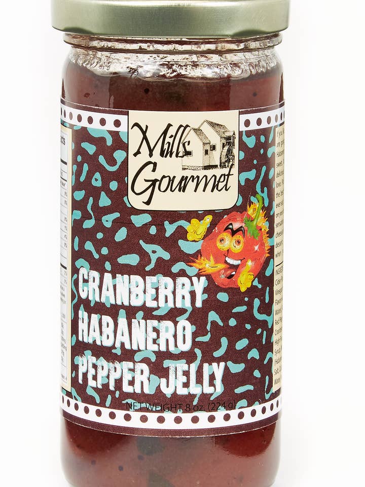 Tranbär Habanero peppar gelé fall för wholesale av Mills Gourmet