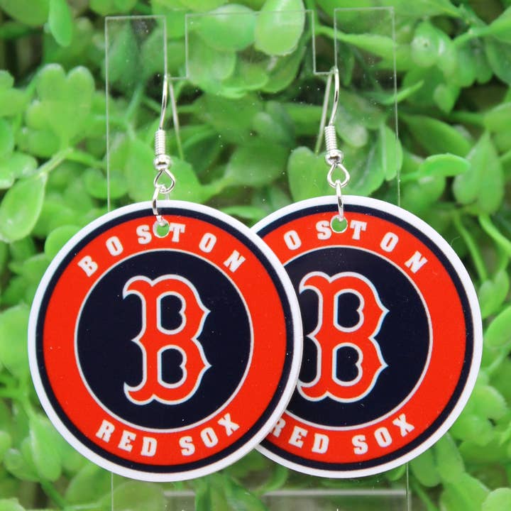 Boston Red Sox Oorbellen voor wholesale door Hylidae Boutique