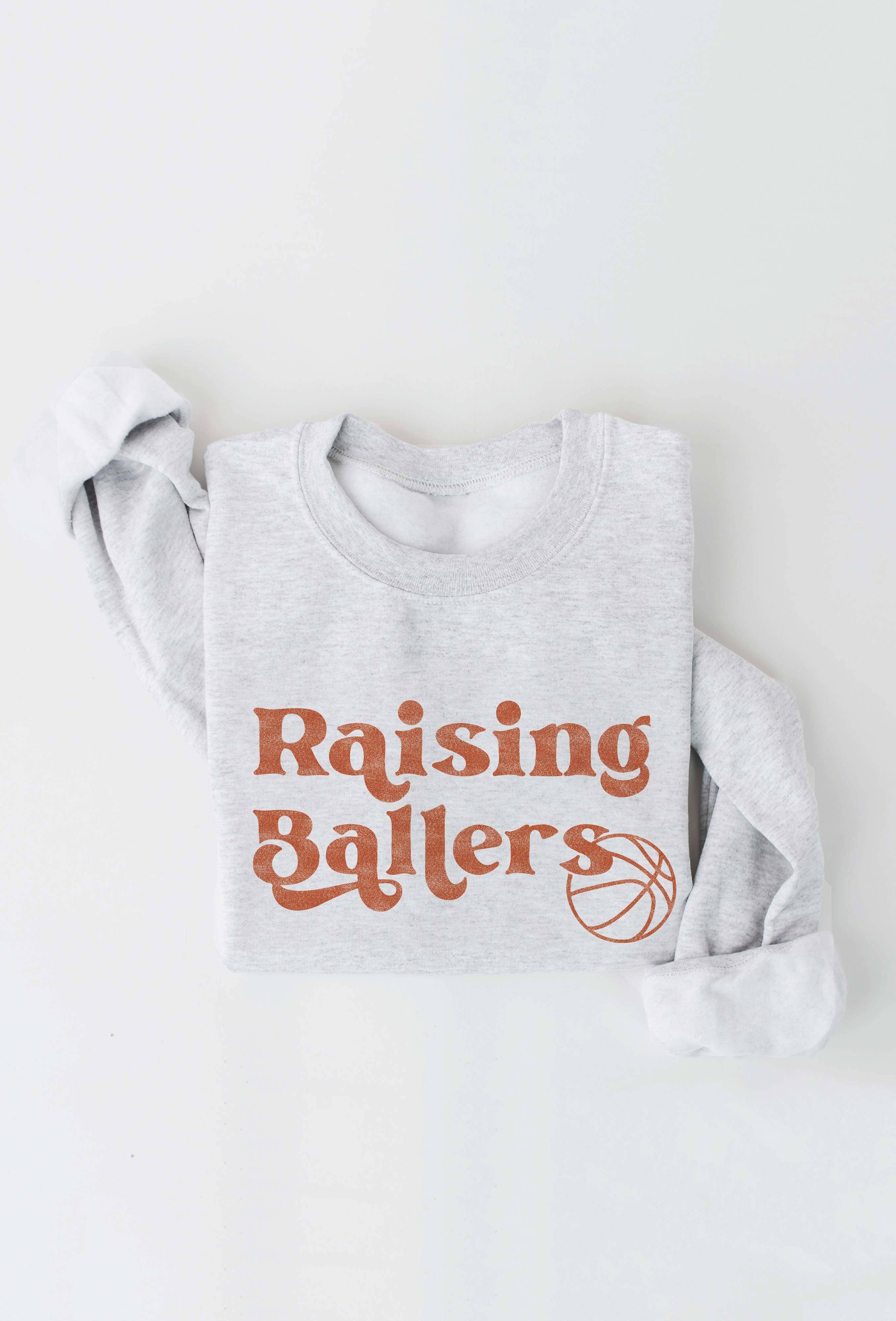 OAT COLLECTIVE - Wholesale Graphic Sweatshirt - Women's - RAISING BALLERS BASKETBALL Graphic Sweatshirt1