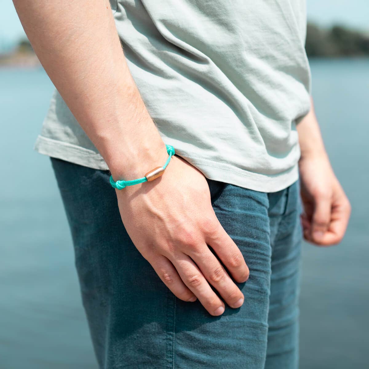 BRACENET - Wholesale Woven/Braided Bracelet - Bali Sea Bracelet made from fishing net - adjustable with clasp7