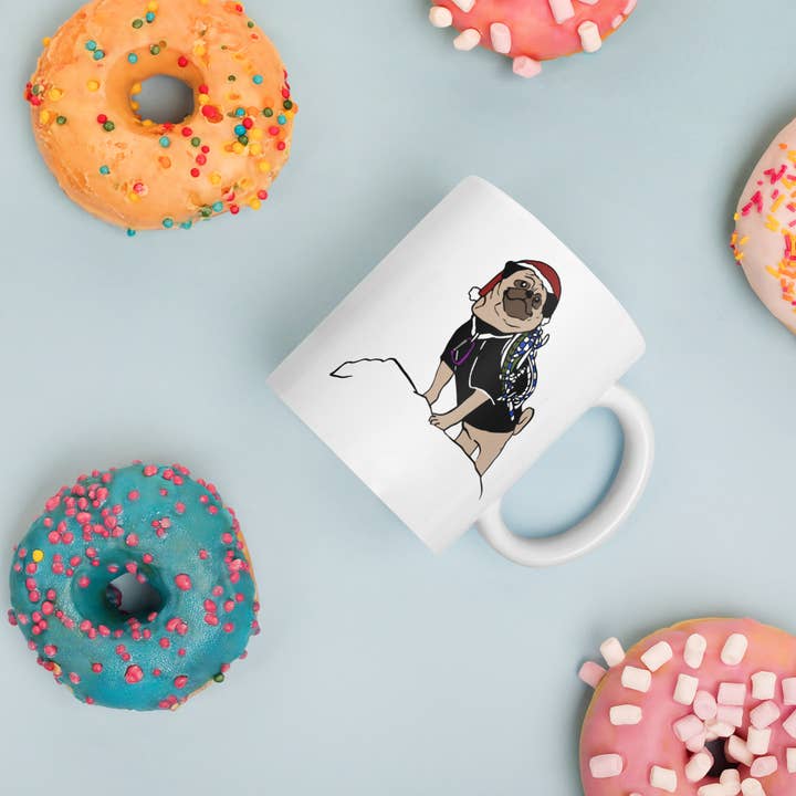 Club No-Kill 2027 Coffee Mugs - Wholesale Coffee Mug - Vinny the Pug Coffee Mugs 3