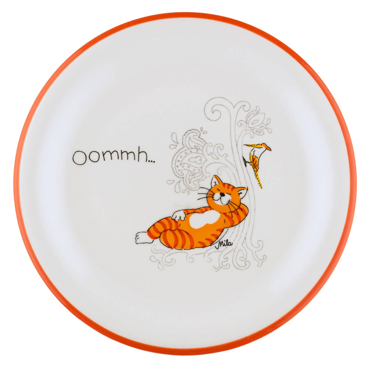 Mila Design - Wholesale Dinner Plate - Oommh plate... Take Your Time0