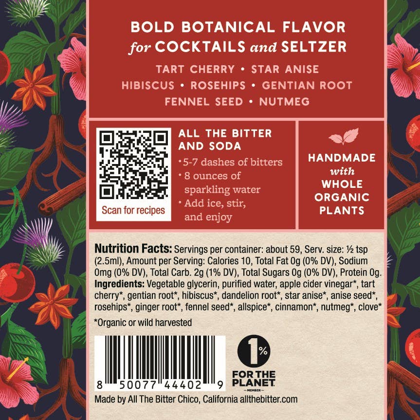 All The Bitter - Wholesale Bitters - Mixed Bitters 5oz 6-pack (Non-Alcoholic)7