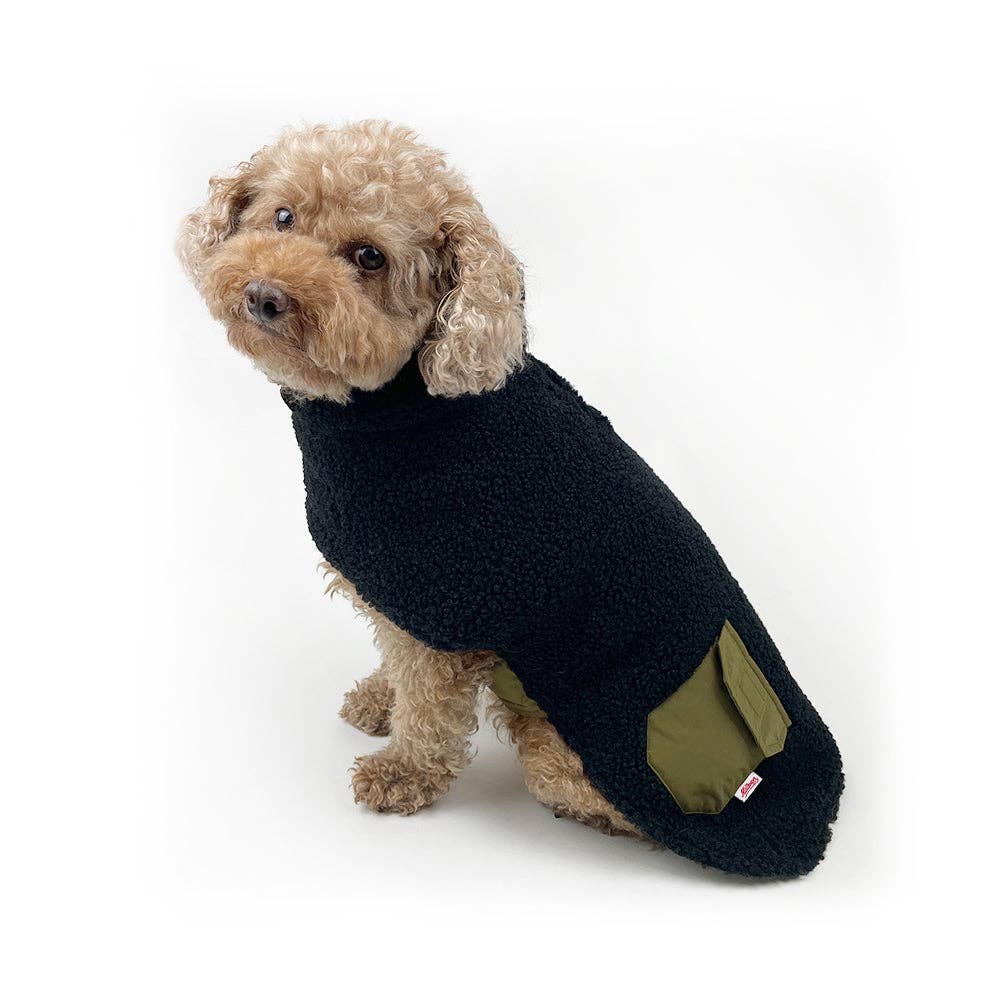 Milltown Brand – Engroshandel Overtræk - Hund – Vendbar hundedragt i puff og teddy-fleece1