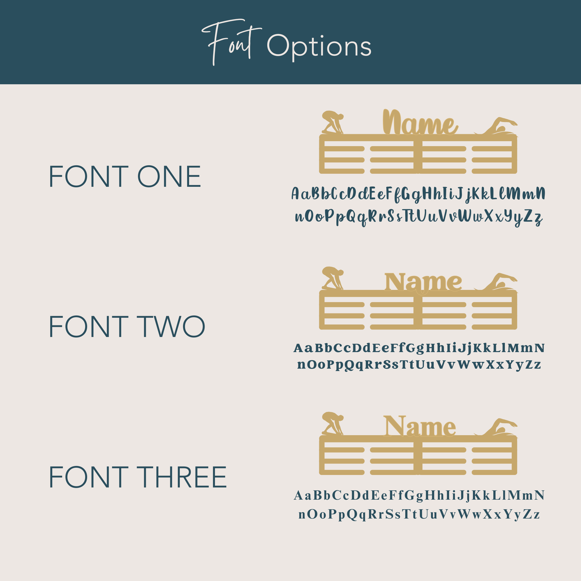 Harwill and Fox - Vendita all'ingrosso Decorazione da parete 3D - Portamedaglie Personalizzato per Nuoto7