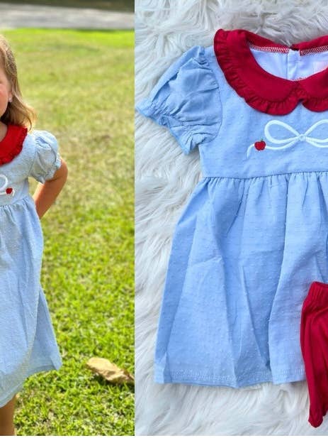 Zoete kleine appel voor wholesale door Just Peachy Smocks + Peachy Sleepy Bamboo