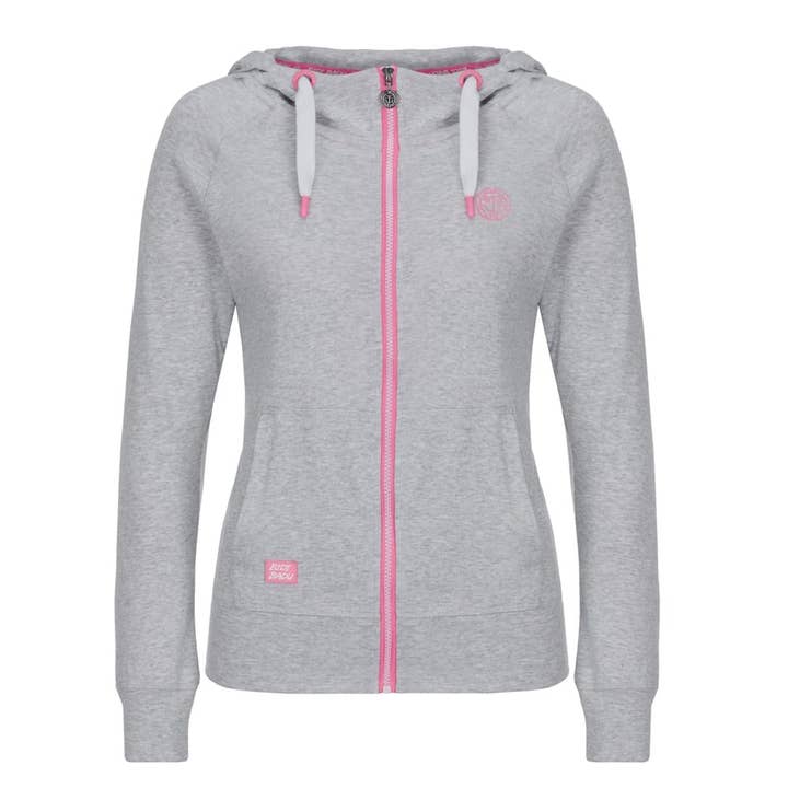 BIDI BADU Skye Basic Sweatjacka - Ljusgrå för wholesale av HRT ProShop
