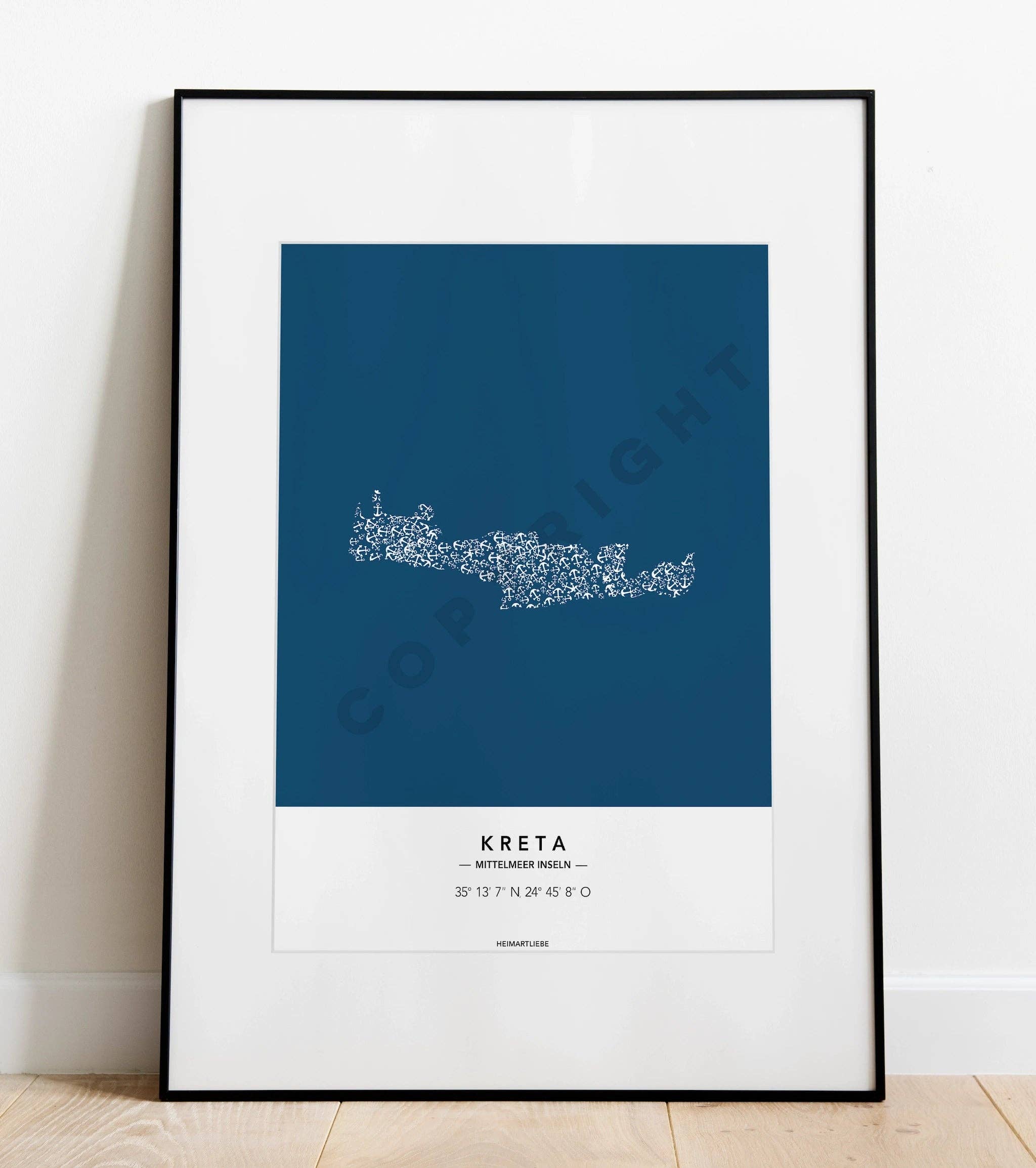 HEIMARTLIEBE® - Wholesale Art Print - PRINT - ANCHOR ISLAND CRETE0