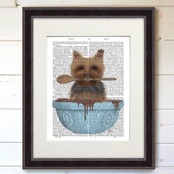 Yorkshire Terrier Cake Bowl, Dog Book Print Art Print for wholesale by FabFunky Ltd