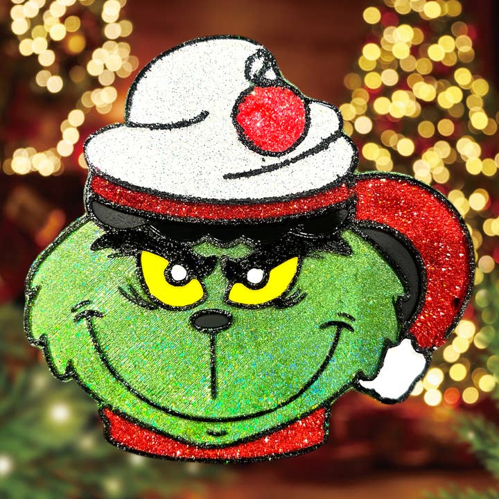 The Mean One Christmas Mug Car Freshie for wholesale by Cup Culture