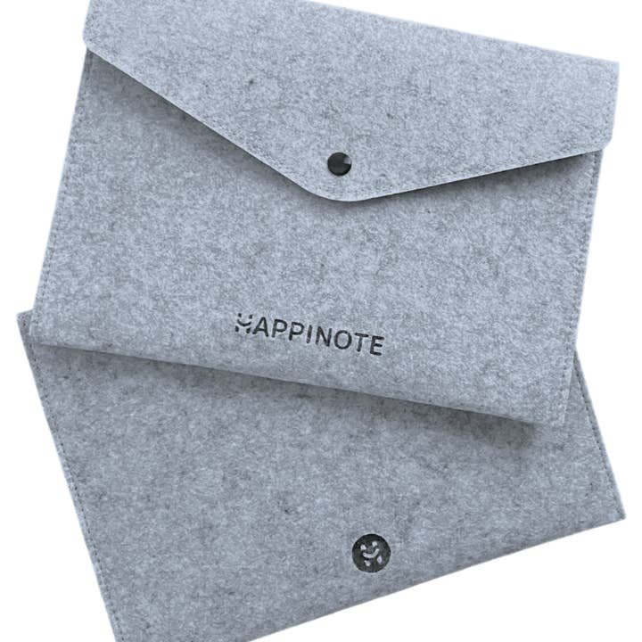 Happinote - Wholesale Notebook - A5 Notebook Sleeve - Light Grey