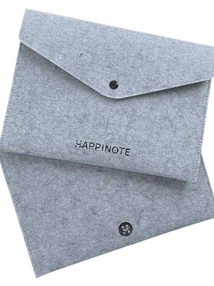 A5-Notizbuchhülle — Hellgrau für den Großhandel von Happinote