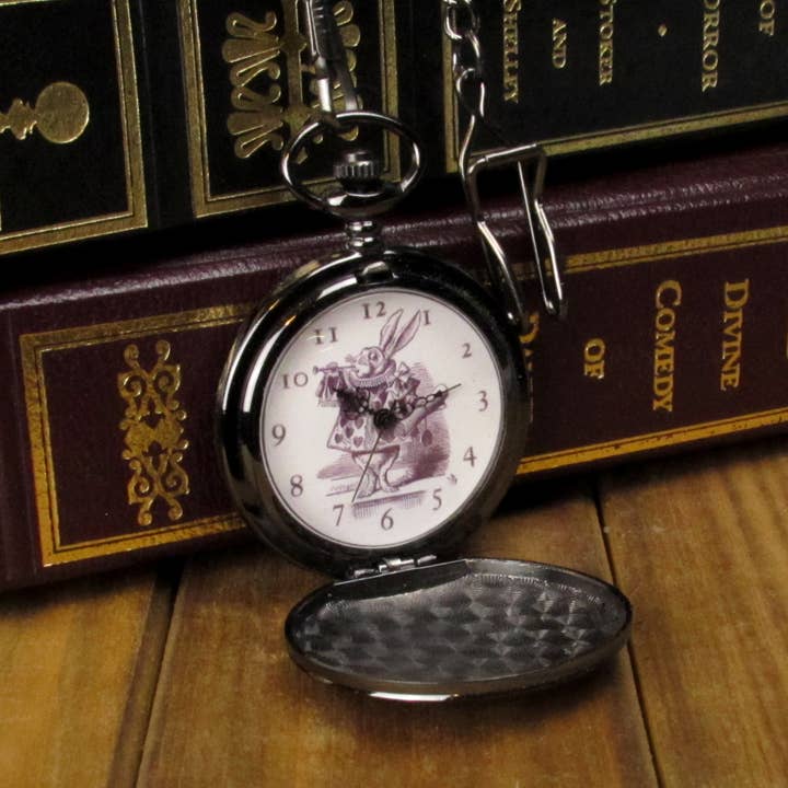 The ExCB - Wholesale Wrist Watch - Unisex - White Rabbit Pocket Watch