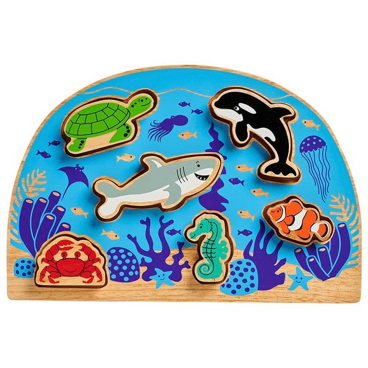 Sealife Shape Sorter for wholesale by Lanka Kade Fairtrade