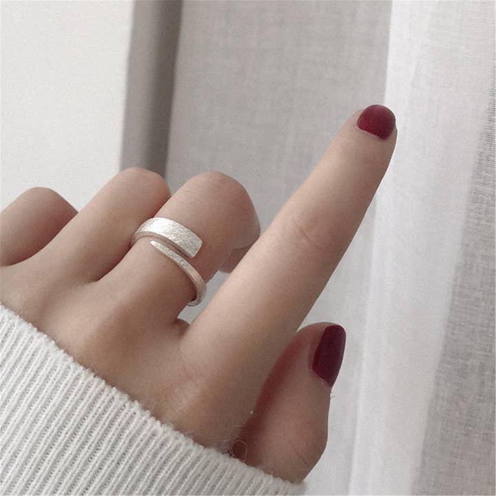 Perimade & Co. LLC - Wholesale Band/Stacked Ring - Niche Design Stackable Band Ring in 925 Sterling Silver2