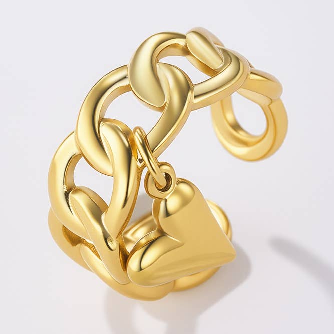 Gold Stainless steel ring for wholesale on Faire0