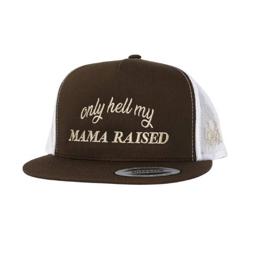 The Mad Hatter Co - Wholesale Trucker Hat - Unisex - MHC Only Hell My Mama Raised Trucker Hat