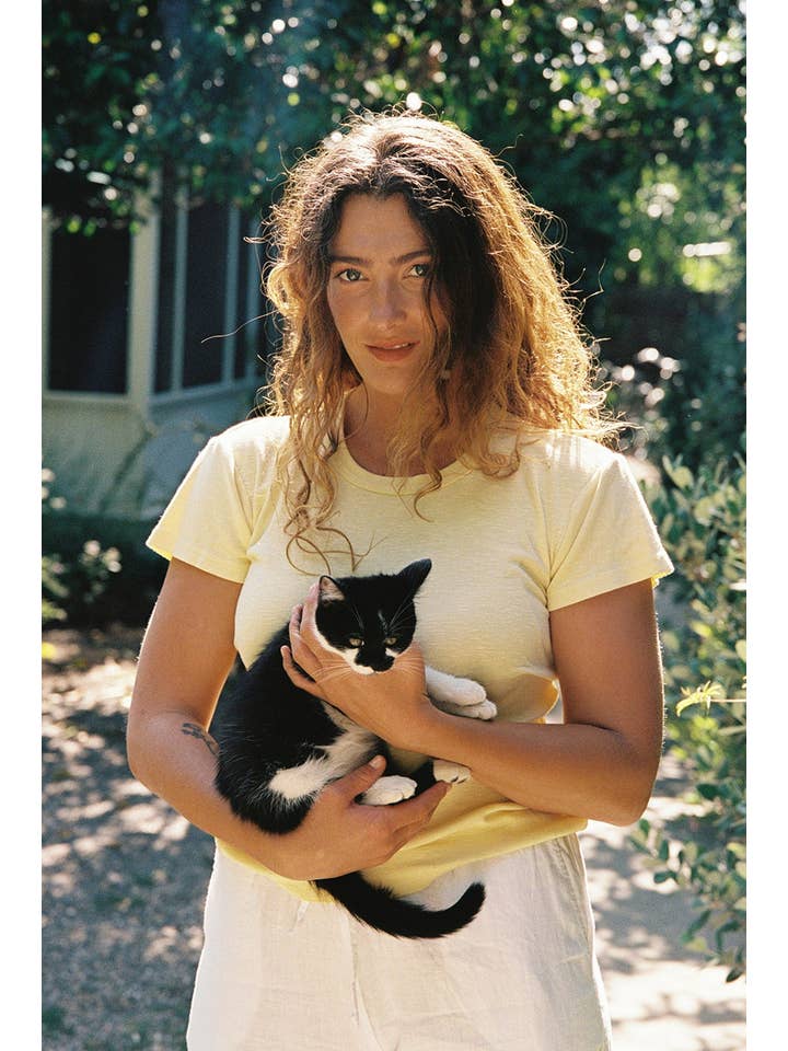 Weiss Vintage-Slub-T-Shirt für den Großhandel auf Faire5