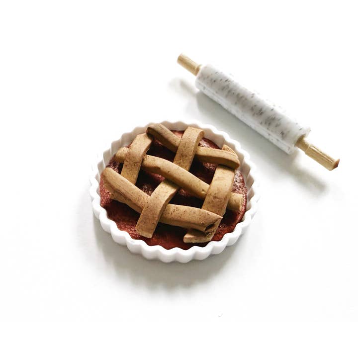 Miniette - Wholesale Doll Accessory Kit - Kids - Miniature Pie Dish & Rolling Pin Set4