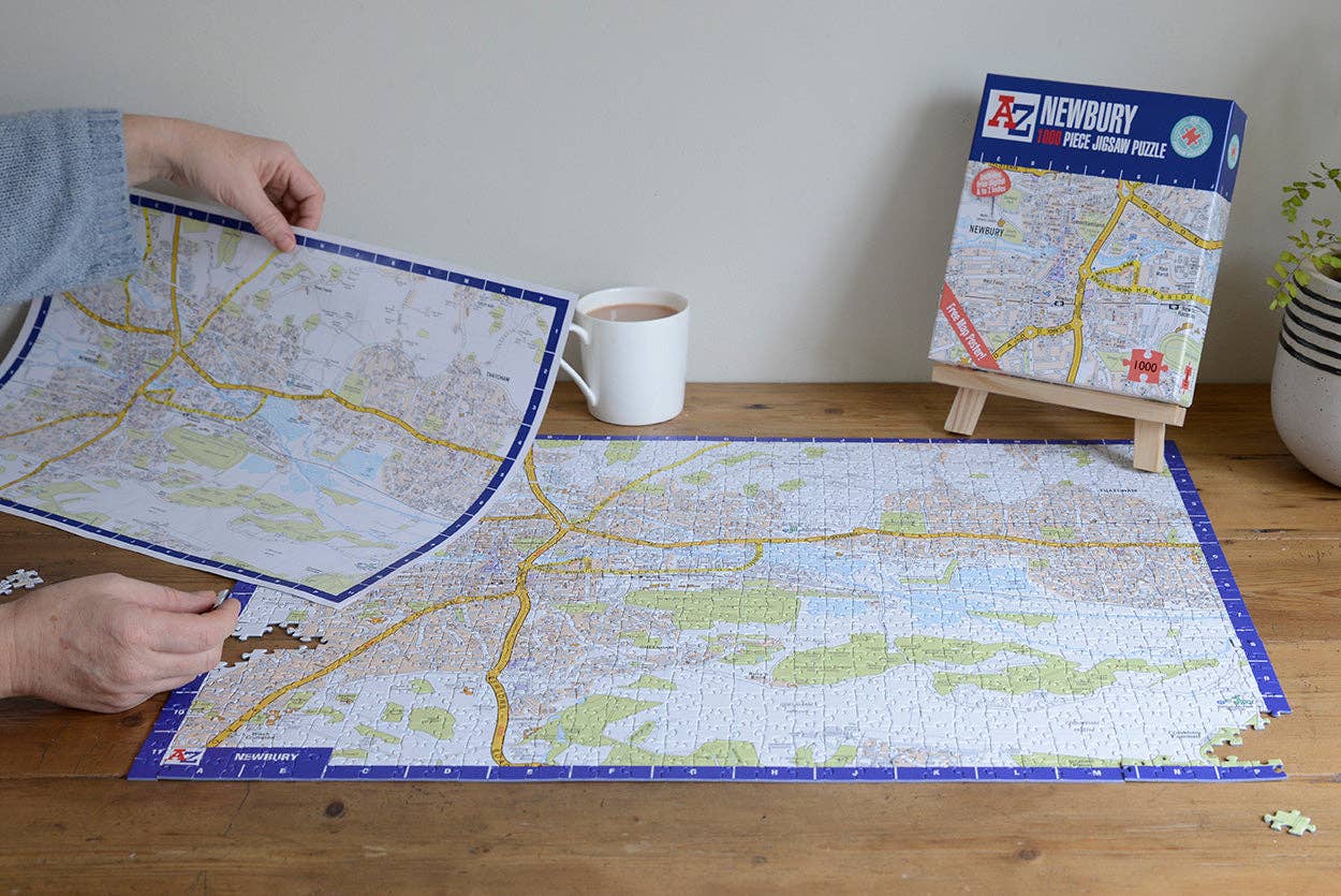 All Jigsaw Puzzles – wholesale Puzzle – Adult – A to Z Map of Newbury 1000 Piece Jigsaw7