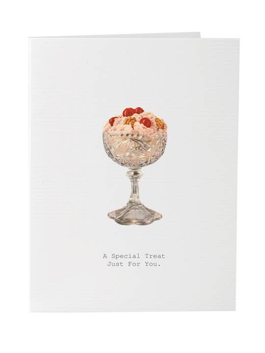 A Special Treat Greeting Card for wholesale by TokyoMilk Cards and Totes
