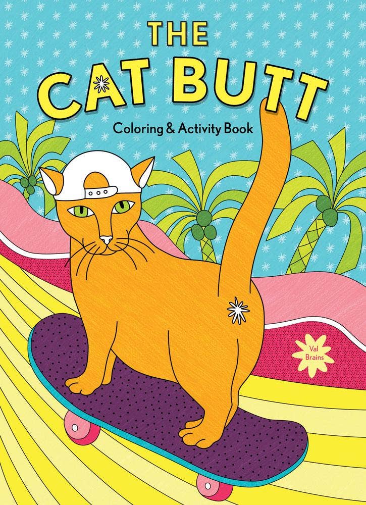 Chronicle Books - Wholesale Coloring & Activity Book - Adult - The Cat Butt Coloring and Activity Book0
