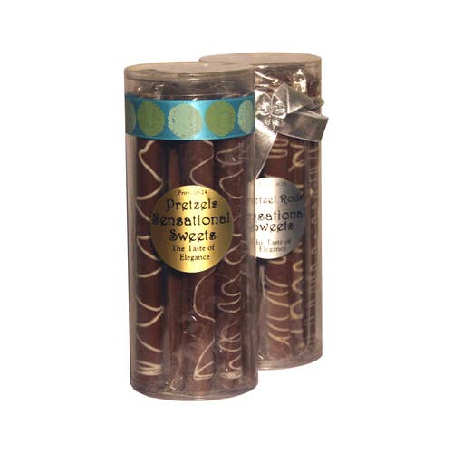 Pretzel Rods - Enrobed & Drizzled (PR921) for wholesale by Sensational Sweets