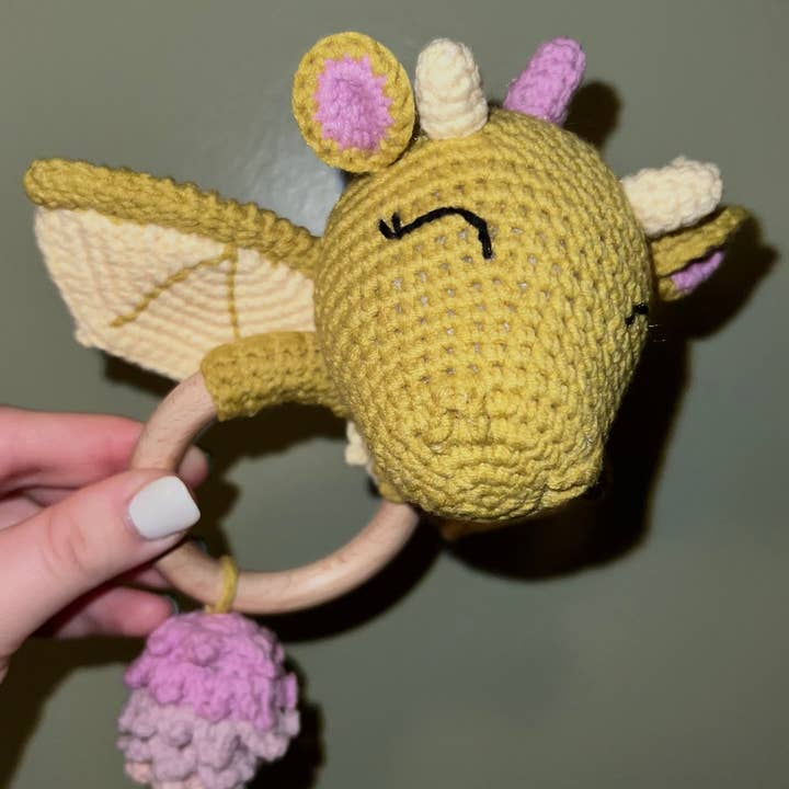 Dragon Rattle for wholesale by Baby Breath Boutique