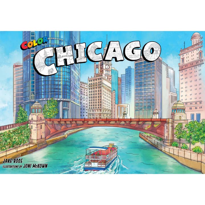 Color Chicago coloring guidebook for wholesale by Color Our Town